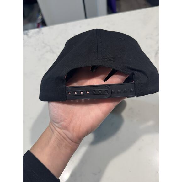 Malbon Golf Tiger Buckets Collection Snapback Hat Limited Edition Rope Cap Black - Picture 3 of 5